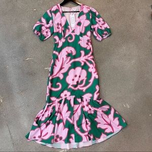 slim fit dress slacks Pia Dress - Zebra Pink